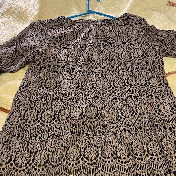 Jessica Howard Black Lace Long Sleeve Dress - Picture 7 of 7